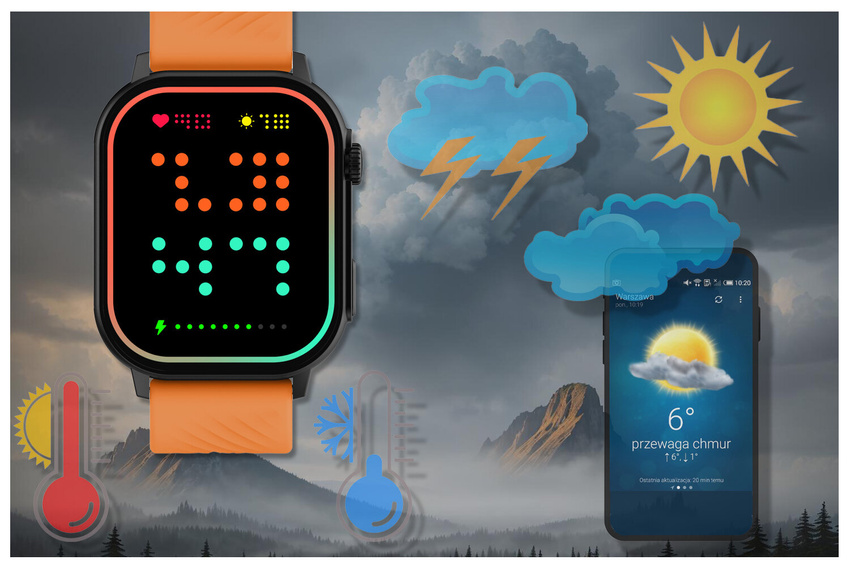 SMARTWATCH UNISEX GRAVITY GT15-2 - BLUETOOTH CONNECTIONS, ADDITIONAL PASSAGE (sg029b)