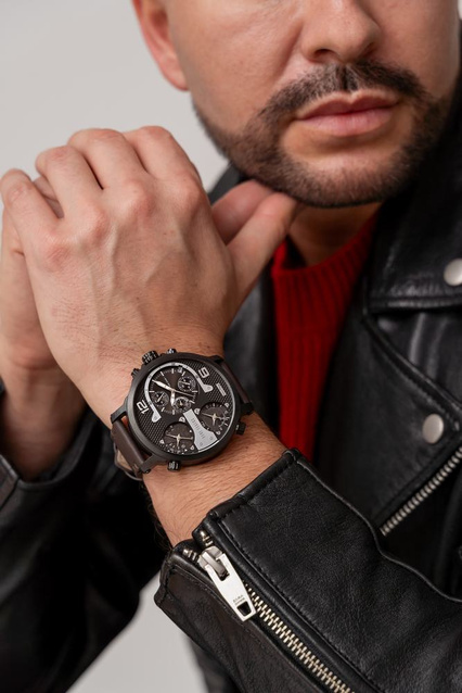PAUL LORENS MALE WATCH - PL11706A2-1B2 (zg369d) + BOX