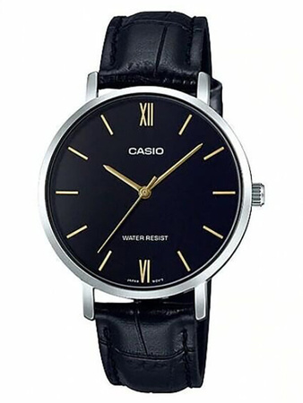 CASIO MTP-VT01L-1B MEN'S WATCH + BOX (zd165g)