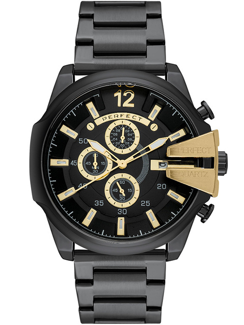 PERFECT MALE WATCH M513CH-07 - CHRONOGRAPH (zp387a) + BOX