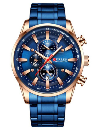 CURREN MEN'S WATCH 8351 (zc022e) CHRONOGRAPH +BOX