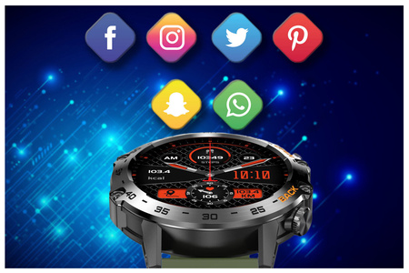 GRAVITY GT9-12 MEN'S SMARTWATCH - CONNECTIONS MAKER, PRESSURE METER (sg021l)