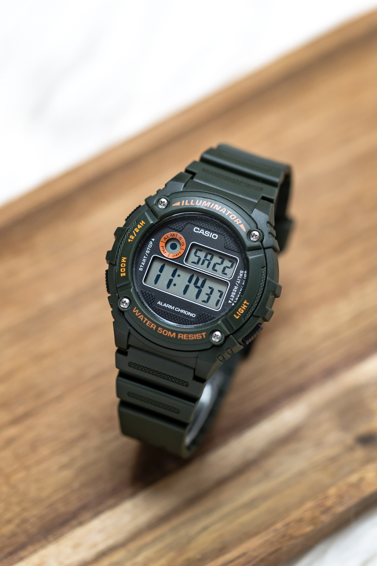 Zegarek Męski Casio W-216H-3B + BOX