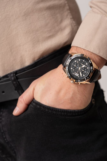 PAUL LORENS MALE WATCH - PL8754A5-1A4 (zg375c) + BOX