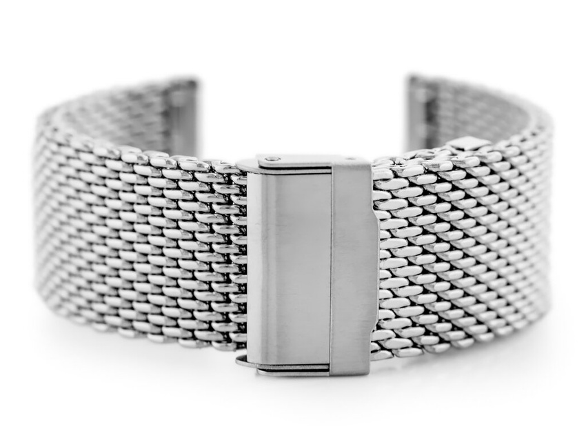Pacific 12 bracelet - HQ mesh - 20mm silver