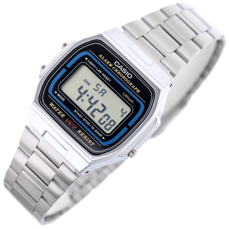 UNISEX CASIO A164WA-1QJH WATCH - VINTAGE + BOX