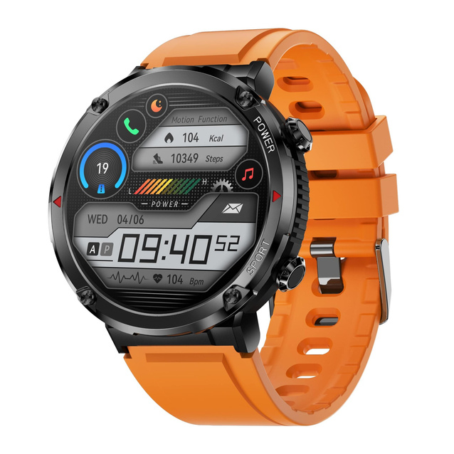 GRAVITY GT21-2 MEN'S SMARTWATCH - BLUETOOTH CALL, ADDITIONAL BELT (sg025b)