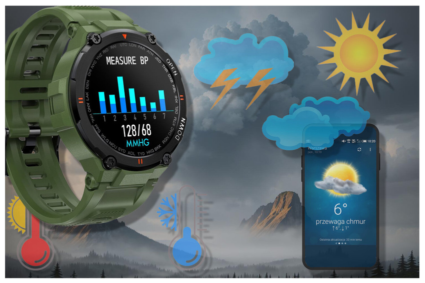 SMARTWATCH MĘSKI GRAVITY GT7-3 - WYKONYWANIE POŁĄCZEŃ (sg016c)