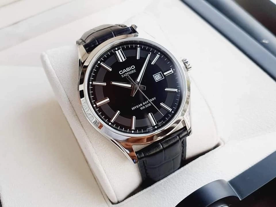 Zegarek Męski Casio MTS-100L-1A+ BOX (zd237a) SZAFIR