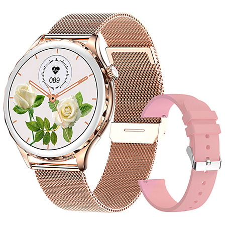 WOMEN'S SMARTWATCH Rubicon RNCF02 - CONNECTIONS EXECUTIVE, ADDITIONAL BELT (sr048b)