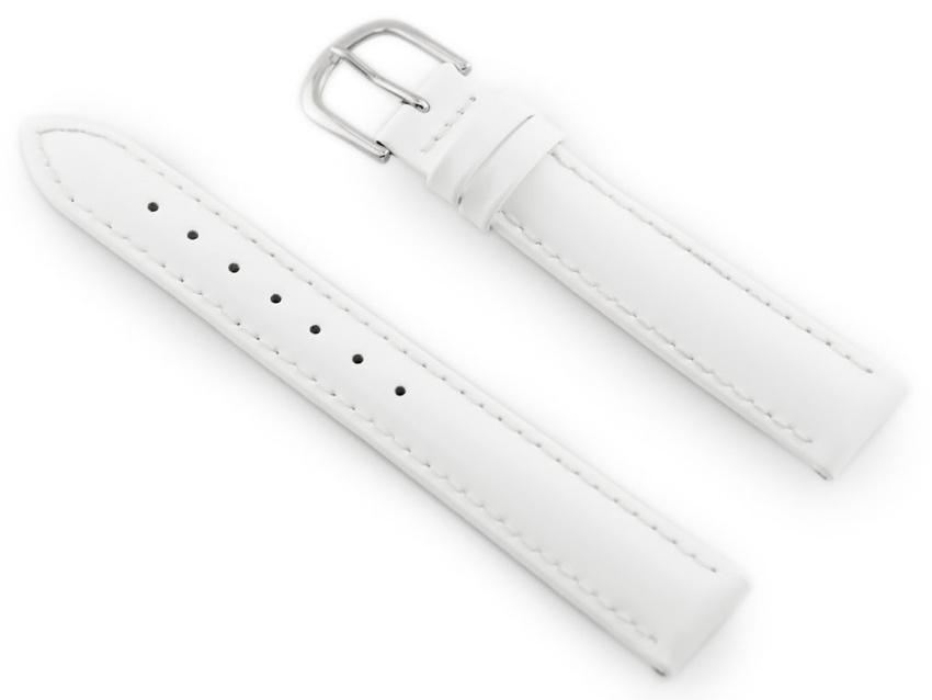 BISSET BS-115 leather watch strap -16mm - lacquered