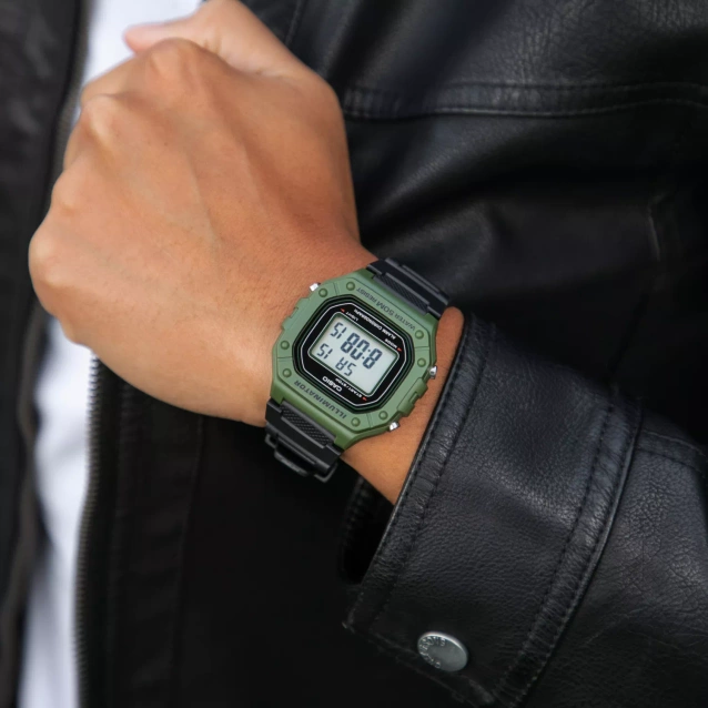 CASIO MEN'S WATCH W-218H-3A + BOX