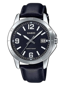 CASIO MEN'S WATCH MTP-V004L-1B + BOX (zd046g)