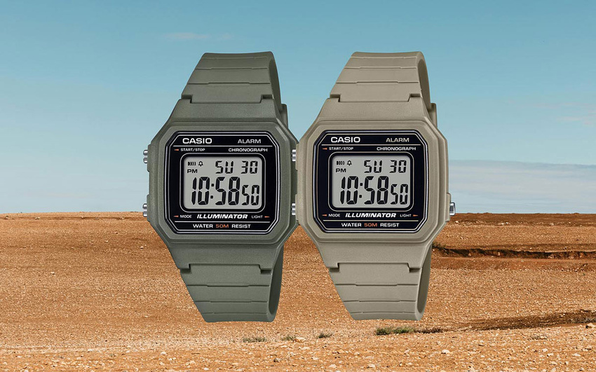 Casio W-217H-3A watch + BOX