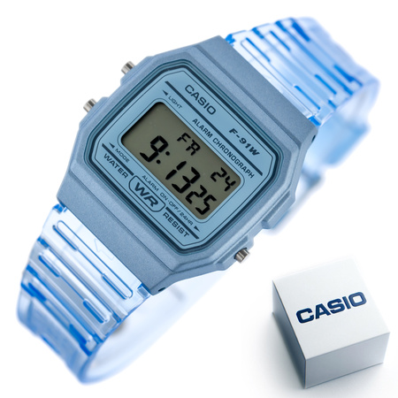 Unisex Casio Retro Vintage F-91WS-2 watch (zd648b) + BOX