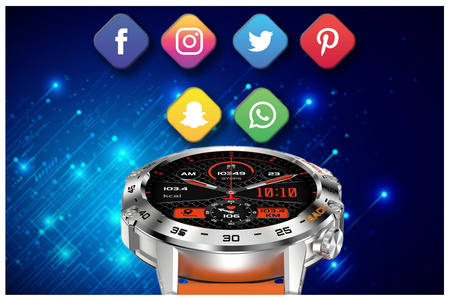 GRAVITY GT9-9-MEN'S SMARTWATCH- MAKING CALLS, PRESSURE METER (sg021i)