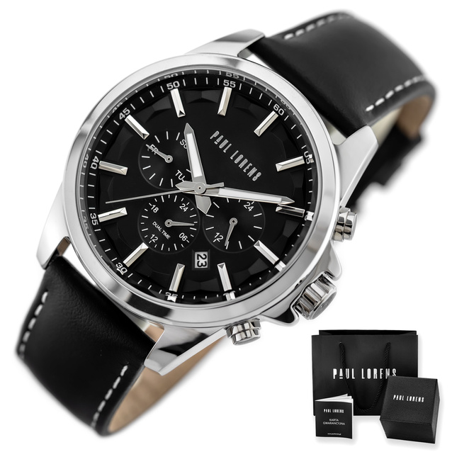 PAUL LORENS MALE WATCH - PL20010A-1A1 (zg379a) + BOX