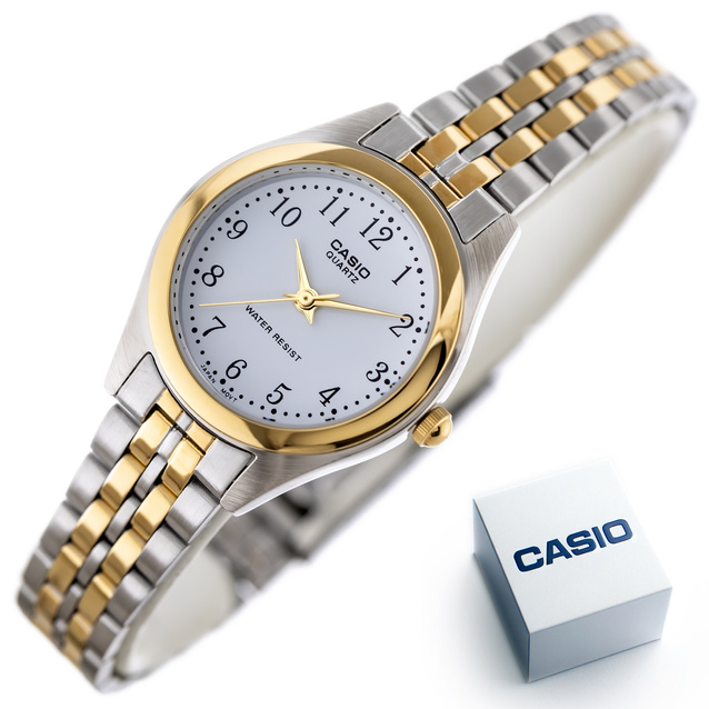 CASIO LTP-1129G-7B WOMEN'S WATCH (zd602b) + BOX