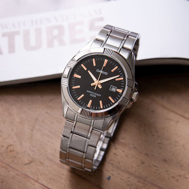 CASIO MEN'S WATCH MTP-1308D-1A2 (zd177c) + BOX