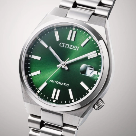 ZEGAREK MĘSKI CITIZEN Tsuyosa NJ0200-50X - AUTOMAT SZAFIR 