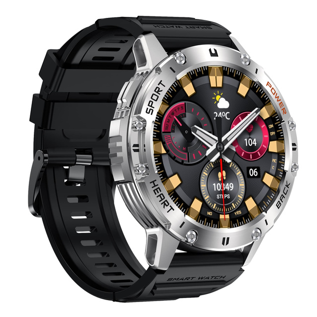 GRAVITY GT22-2 MEN'S SMARTWATCH - AMOLED, ADDITIONAL BELT (sg030b)