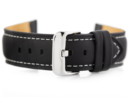 BISSET BS-158 leather watch strap - 18mm