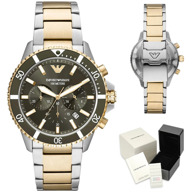 EMPORIO ARMANI AR11361 DIVER MEN'S WATCH (zi035c)