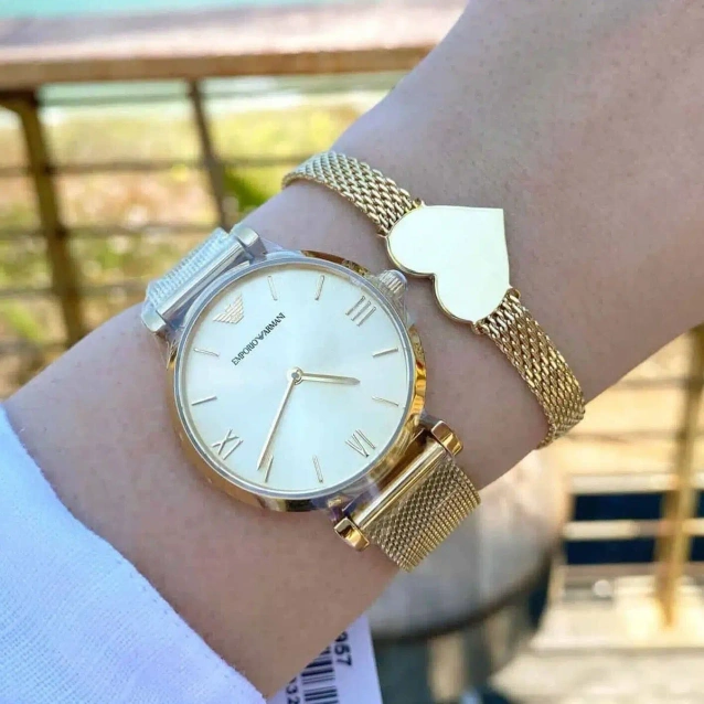 ZEGAREK DAMSKI EMPORIO ARMANI AR1957 - GIANNI T-BAR (zx696b)