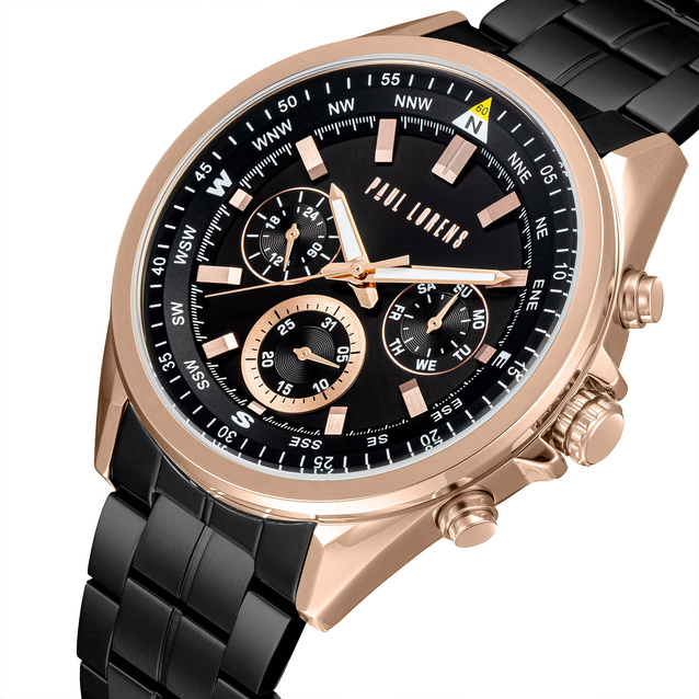 PAUL LORENS MALE WATCH - PL20009B-1A4 (zg385c) + BOX