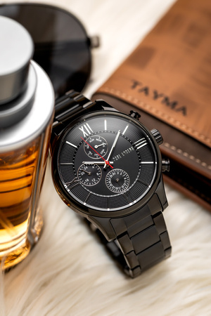 PAUL LORENS MALE WATCH - PL11652B6-1A5 (zg356d) + BOX