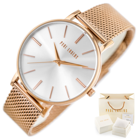 ZEGAREK DAMSKI PAUL LORENS -  PL10401B-3D3 (zg505e) + BOX
