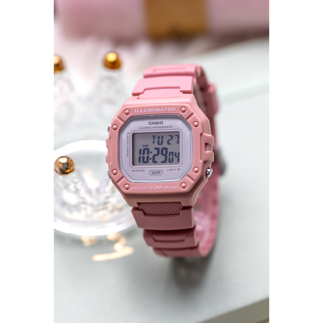 CASIO UNISEX WATCH W-218HC-4A + BOX (zd208h)