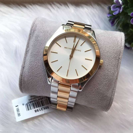 WOMEN'S WATCH Michael Kors MK3204B - Slim Runway + BOX