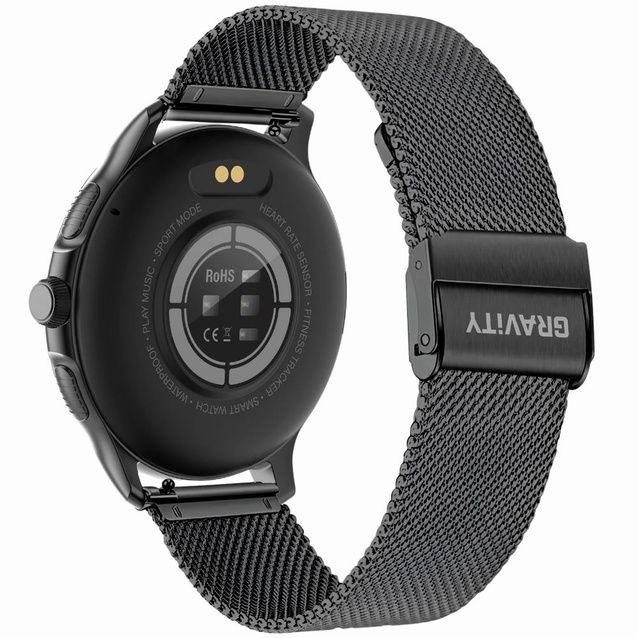 SMARTWATCH UNISEX GRAVITY GT12-2 - BLUETOOTH CONNECTIONS, ADDITIONAL PASSAGE (sg035b)