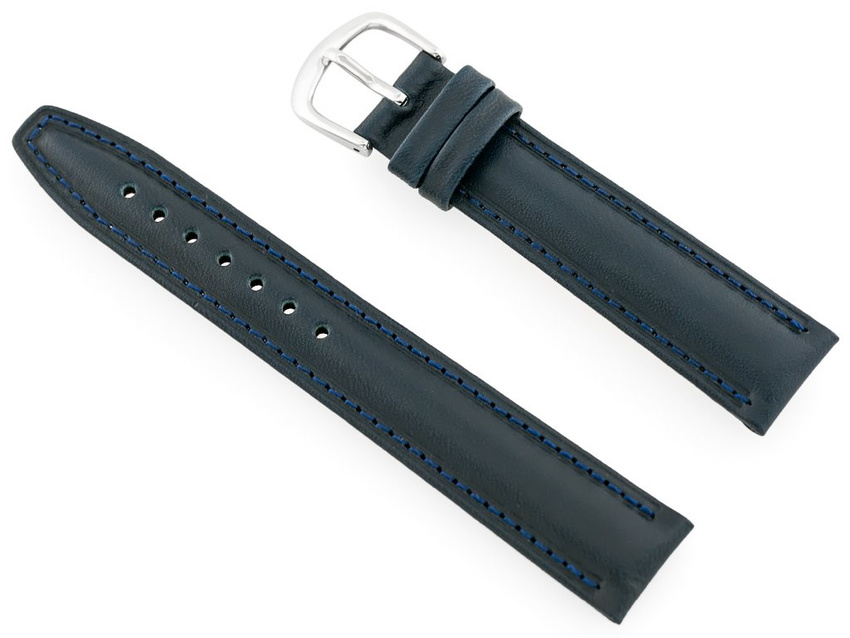 BISSET BS-155 leather watch strap - 18mm