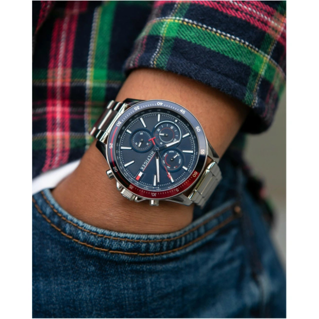 TOMMY HILFIGER MEN'S WATCH 1791718 BANK (zf022a)