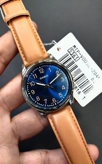 CASIO MEN'S WATCH MTP-V005L-2B4 (zd066i) + BOX