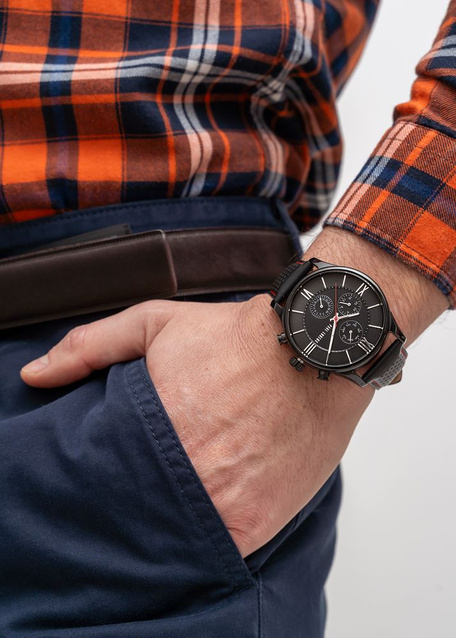 ZEGAREK MĘSKI PAUL LORENS - PL11652A6-1A3 (zg355b) + BOX