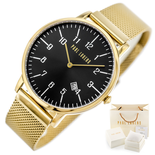 PAUL LORENS WOMEN'S WATCH - PL11503B-1D1 (zg510d) + BOX