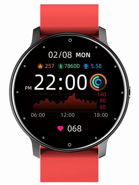 SMARTWATCH UNISEX GRAVITY GT1-10 - PULSOMETR, WŁASNE TARCZE (sg015j)