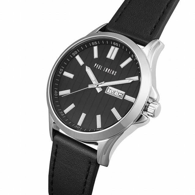 PAUL LORENS MEN'S PRESENT SET - Watch + Bracelet (zg374f)