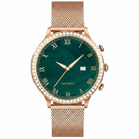 SMARTWATCH DAMSKI GRAVITY GT5-6 - DODATKOWY PASEK (sg043f)