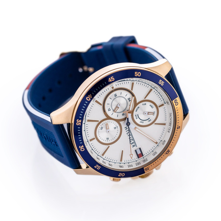 TOMMY HILFIGER MEN'S WATCH Bank 1791778 (zf064a) + BOX