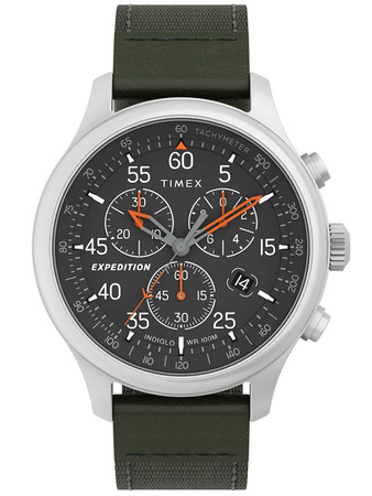 TIMEX Men's Expedition Field Chronograph 43mm TW4B26700 + BOX