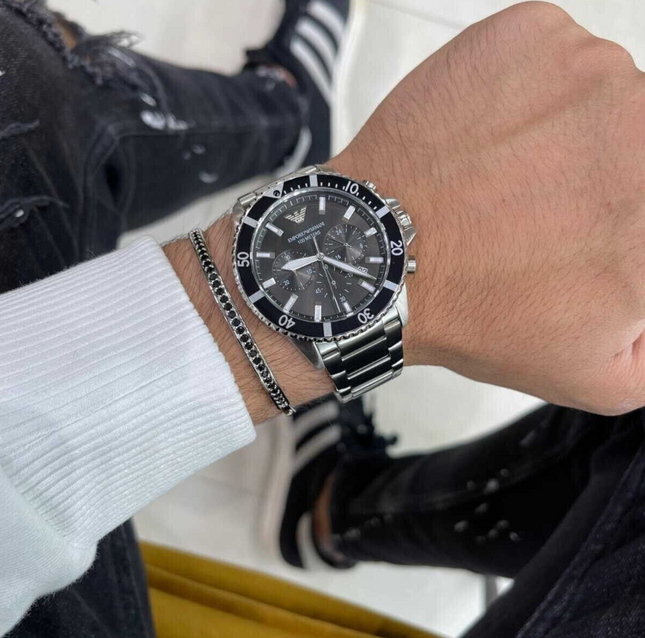 EMPORIO ARMANI AR11360 DIVER MEN'S WATCH (zi035b)