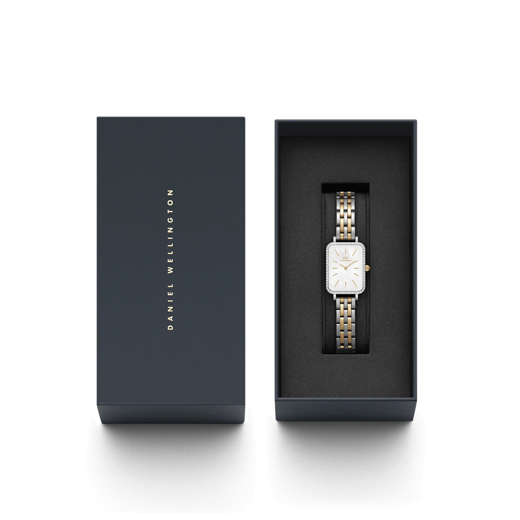 ZEGAREK DAMSKI DANIEL WELLINGTON Quadro Lumine Bezel 5-Link Two-Tone
