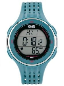 OCEANIC OC-103-04 MEN'S WATCH - PULSOMETER + BIRTH BELT - WR100 (ze012c)