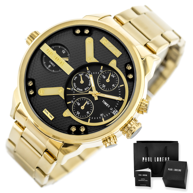 PAUL LORENS MALE WATCH - PL20021B-1D1 (zg389c) + BOX