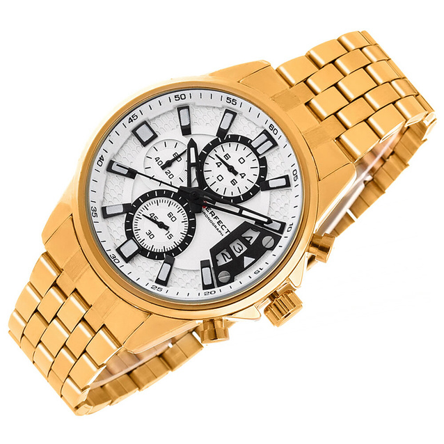 PERFECT MALE WATCH M504CH-03 - CHRONOGRAPH (zp383c) + BOX