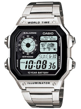 CASIO MEN'S WATCH AE-1200WHD-1A (zd159a) + BOX